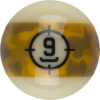 Aramith Camouflage Replacement Ball – #9 | Golden Break Billiards